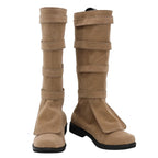 Star Wars Cobb Vanth Cosplay Boots the Marshal Brown Shoes