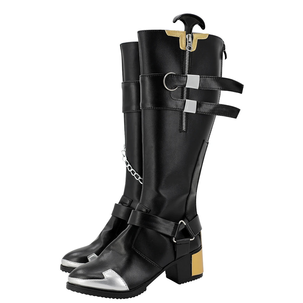 Chaussures de cosplay d'Ashe d'Overwatch 2, bottes de cowgirl western, fabriquées sur mesure, toutes tailles