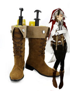 Fire Emblem Awakening Velua Cosplay Boots Brown Shoes