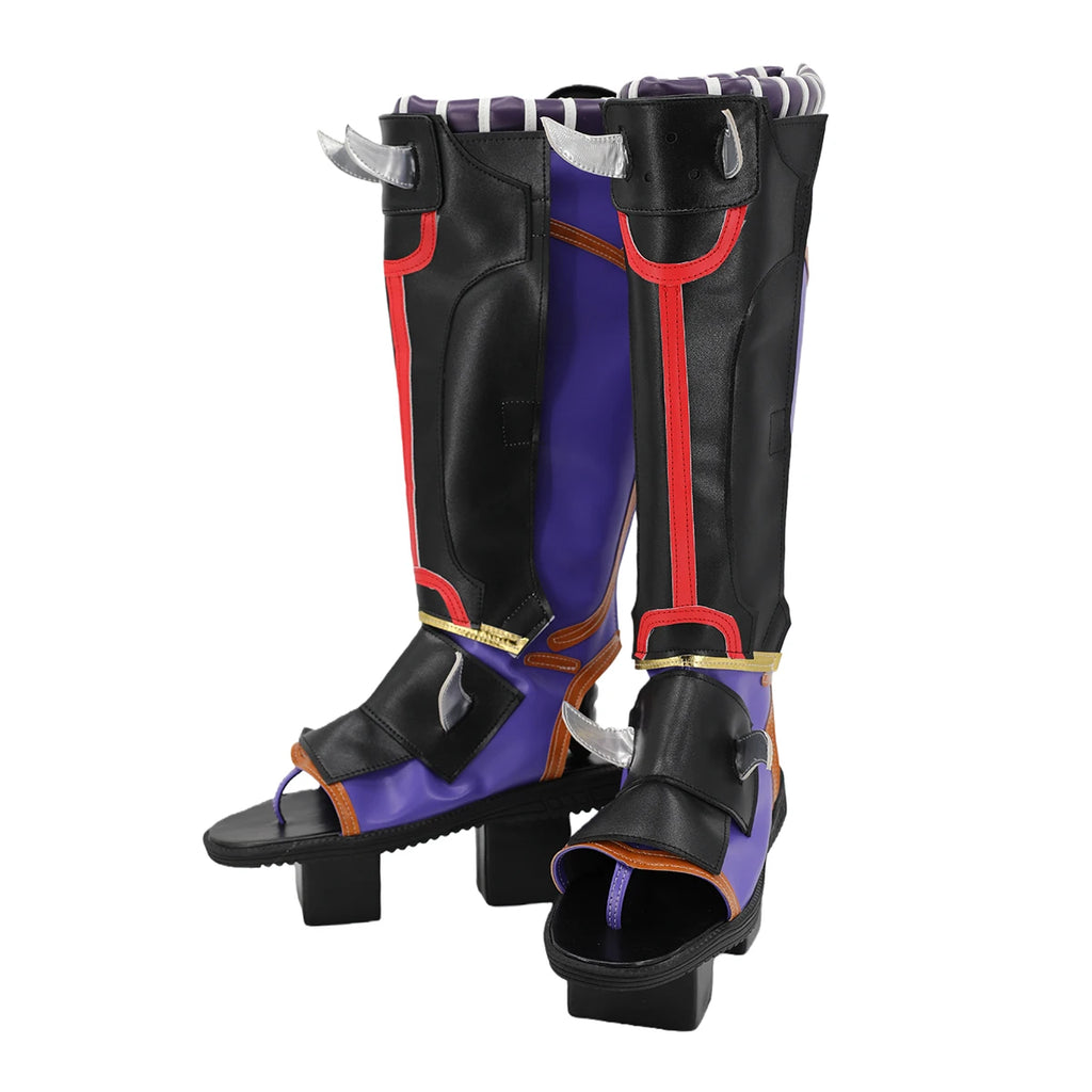 Genshin Impact Arataki Itto Cosplay Boots High Heel Shoes