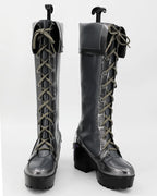 Cammy Widowmaker Cosplay Shoes Street Fighter 6 Overwatch Crossover Grey Boots