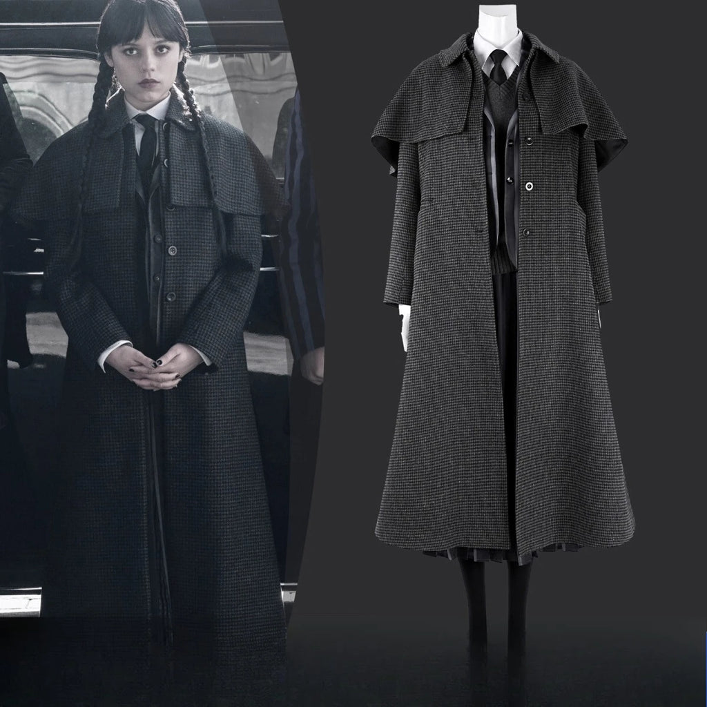 Wednesday Addams Season 2 Cosplay Costume Nevermore Academy Uniform Outfit