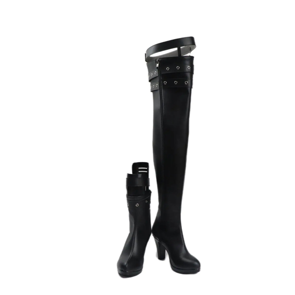 Honkai Star Rail Kuchiba Cosplay Boots Custom High Heel Black Shoes
