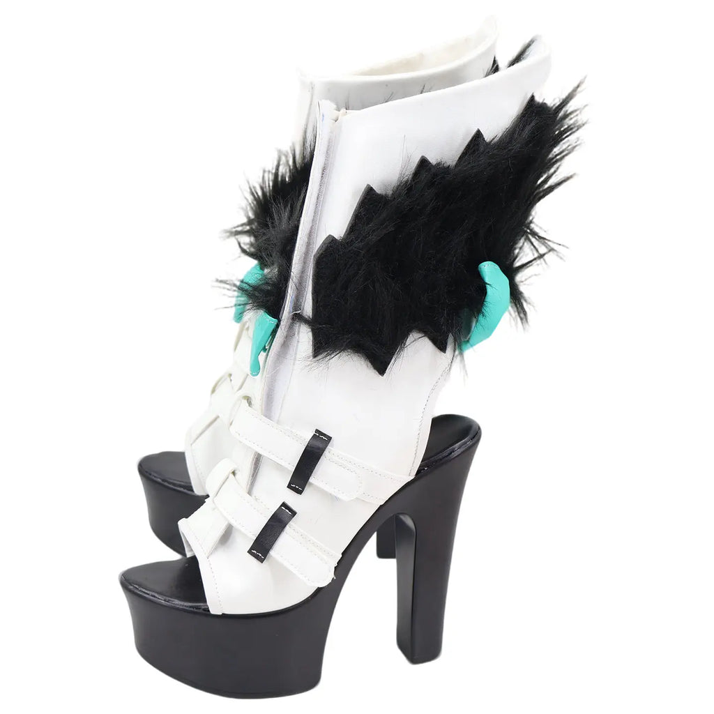 Zenless Zone Zero Nangong Yu Cosplay Boots High Heel Shoes