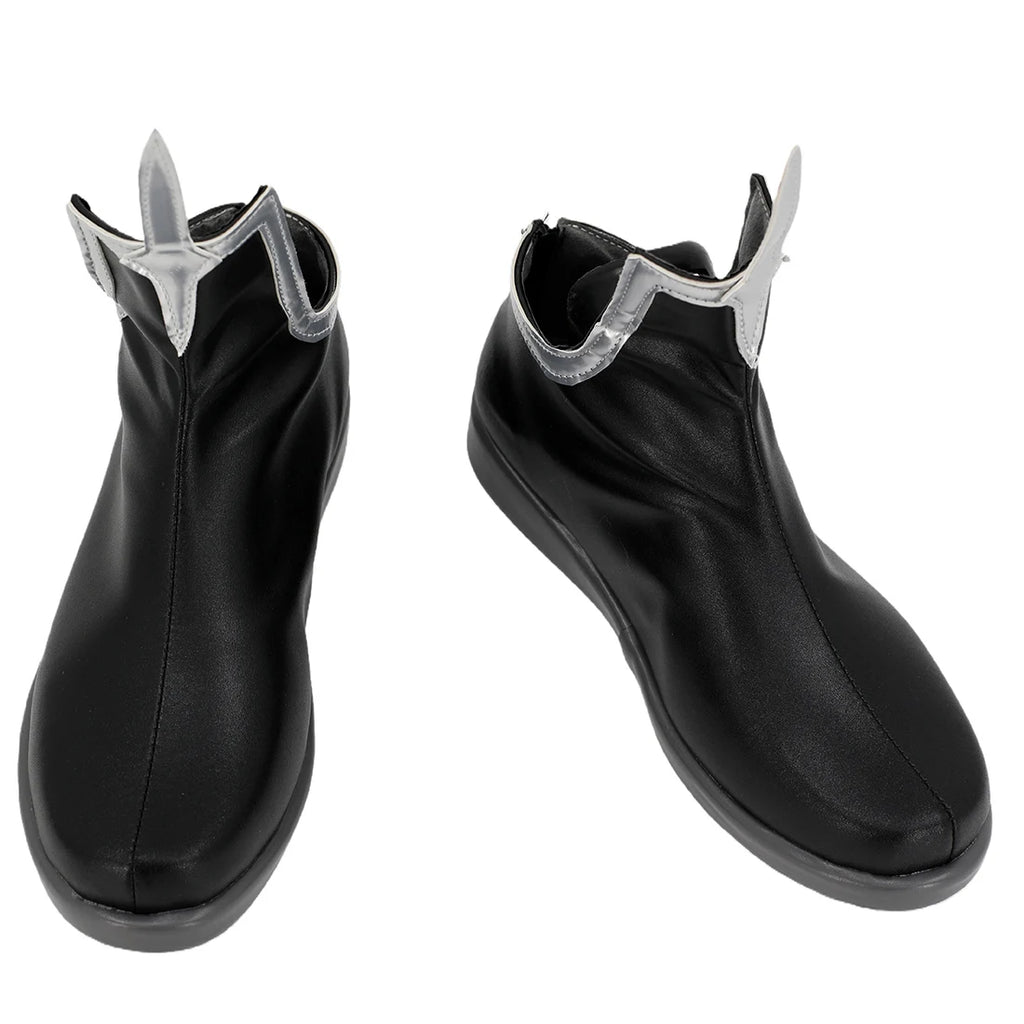 Arknights Firewatch Cosplay Shoes Black Boots Custom Made Any Size