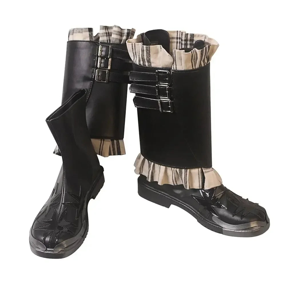 Final Fantasy 15 Ardyn Izunia Cosplay Boots Black Shoes Custom Made