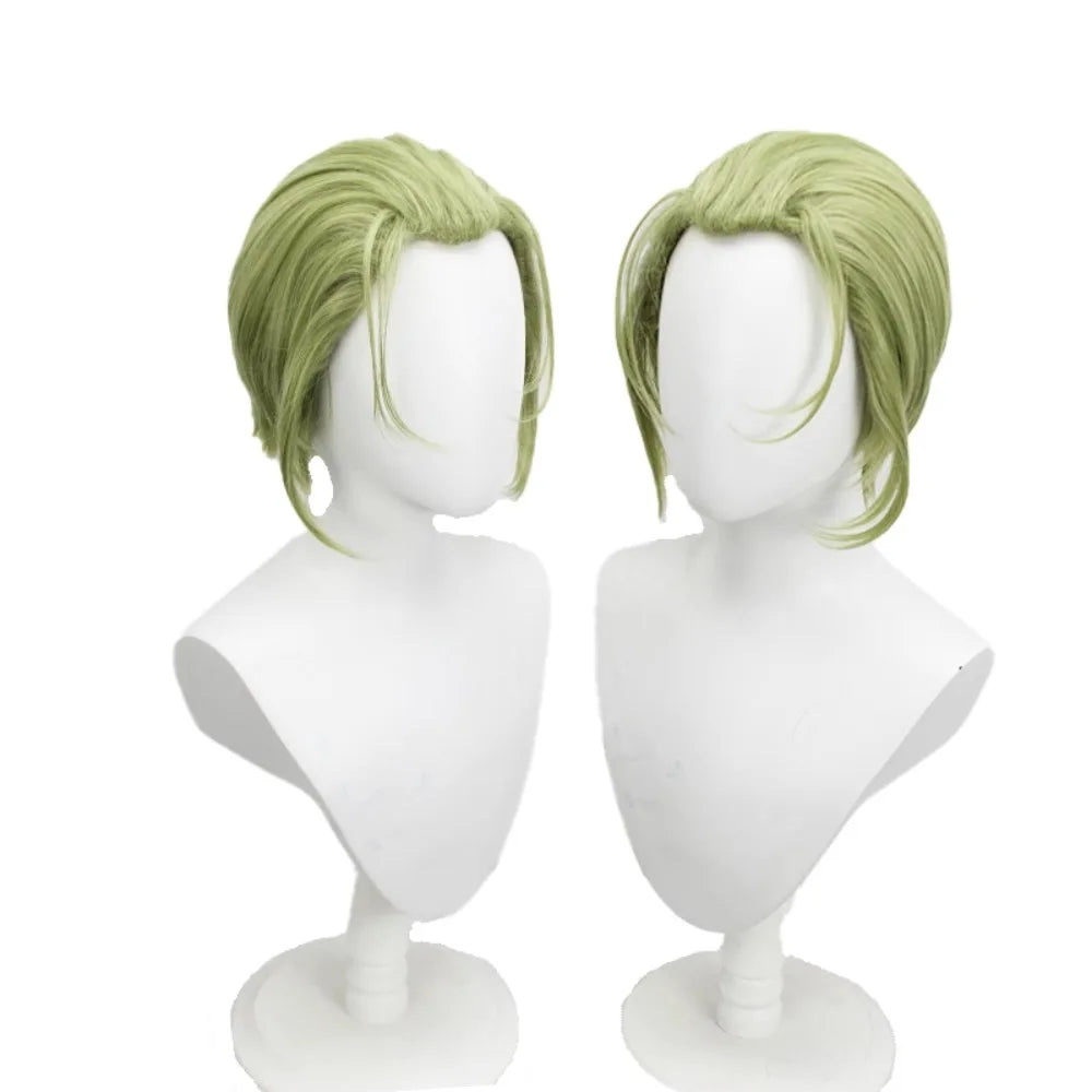 Frieren Beyond Journey's End Heiter Cosplay Wig Green Short Hair