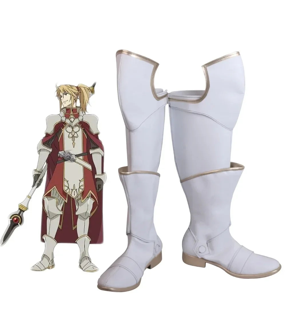 The Rising of the Shield Hero Motoyasu Kitamura Cosplay Boots White Shoes