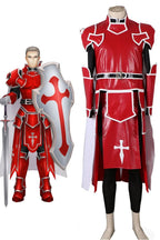 Sword Art Online SAO Heathcliff Cosplay Costume Knights of the Blood Outfit