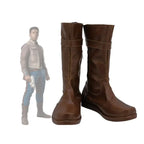 Star Wars The Rise of Skywalker Finn Cosplay Boots Brown Shoes