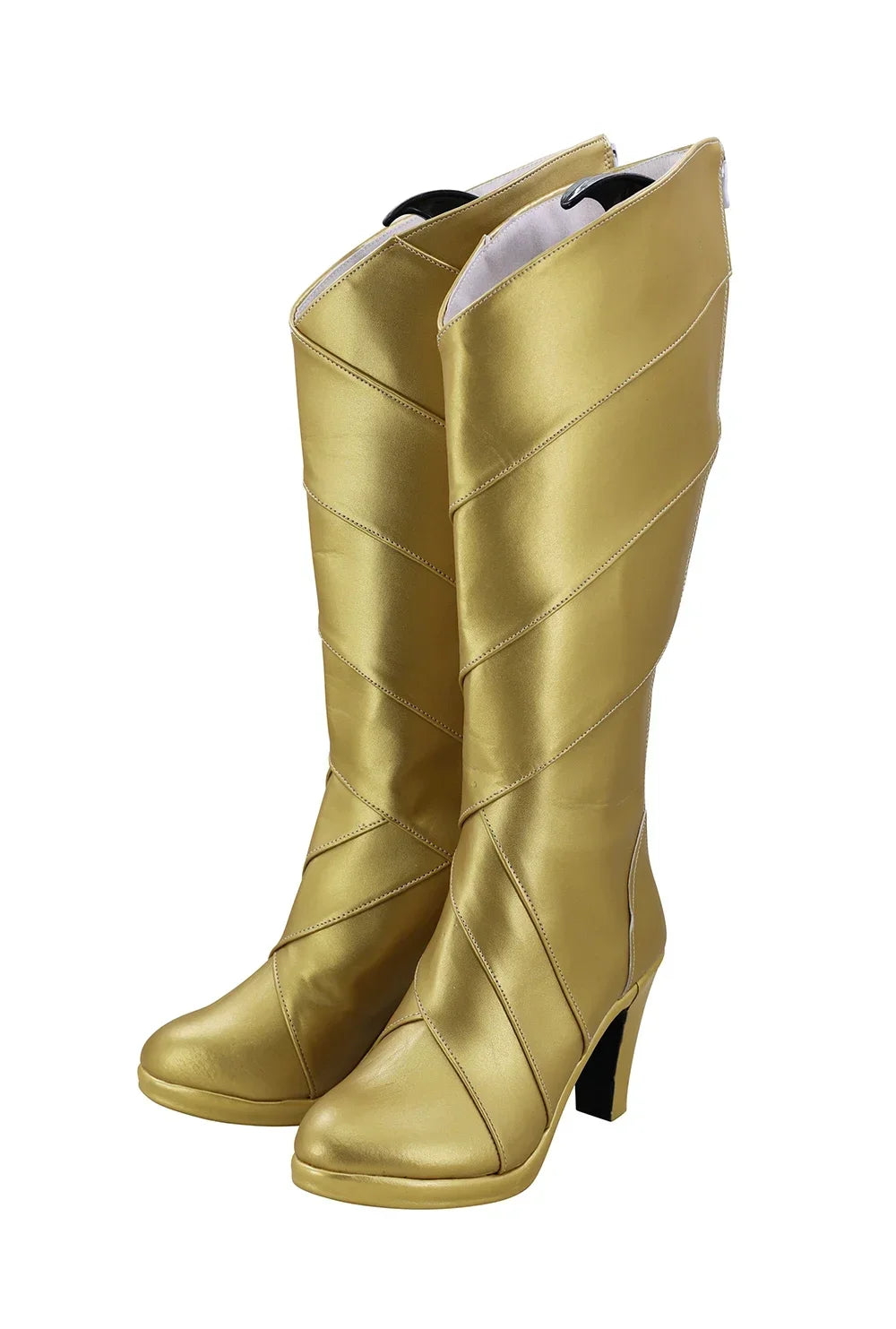 Bottes de cosplay Nitocris de Fate Grand Order (FGO) à talons hauts dorés, faites sur mesure