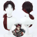 Arknights Hoederer Cosplay Wig Layered Hair