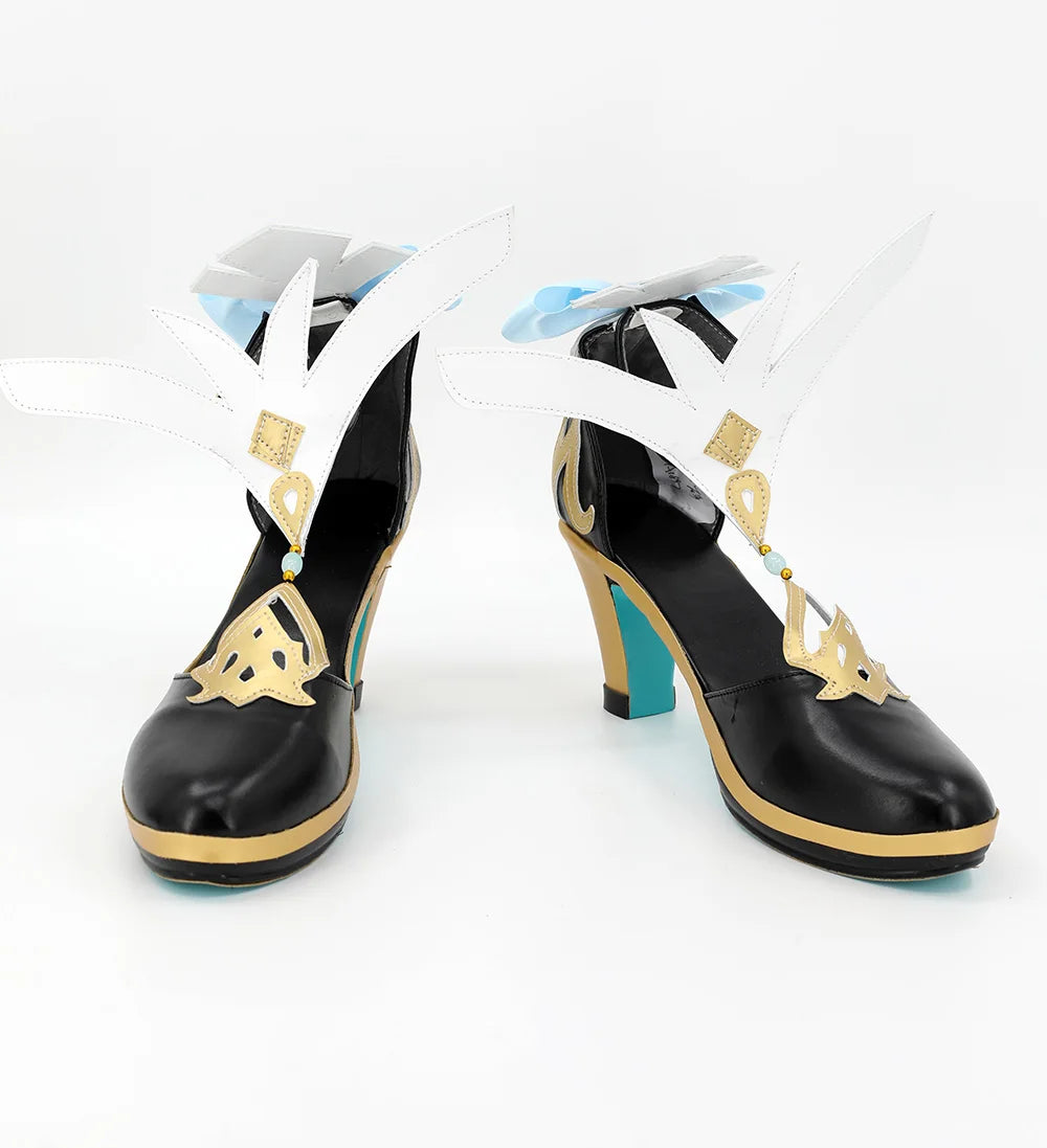 Chaussures de cosplay Escoffier de Genshin Impact, bottes en cuir sur mesure, toutes tailles