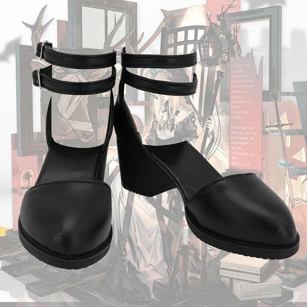 Arknights Nightingale Cosplay Shoes Customized Sandals Custom Made