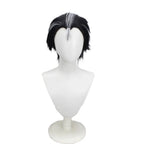Final Fantasy X Auron Cosplay Wig Black White Spiky Hair