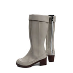 Fate Grand Order FGO Caster Artoria Cosplay Shoes Grey Boots Custom Made