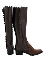 Final Fantasy 10 Lenne Cosplay Boots Brown Shoes