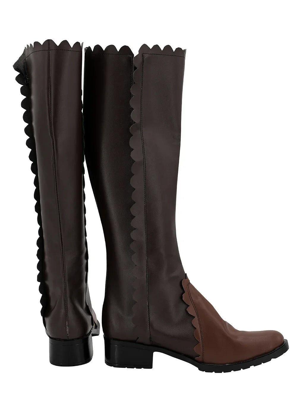 Final Fantasy 10 Lenne Cosplay Boots Brown Shoes