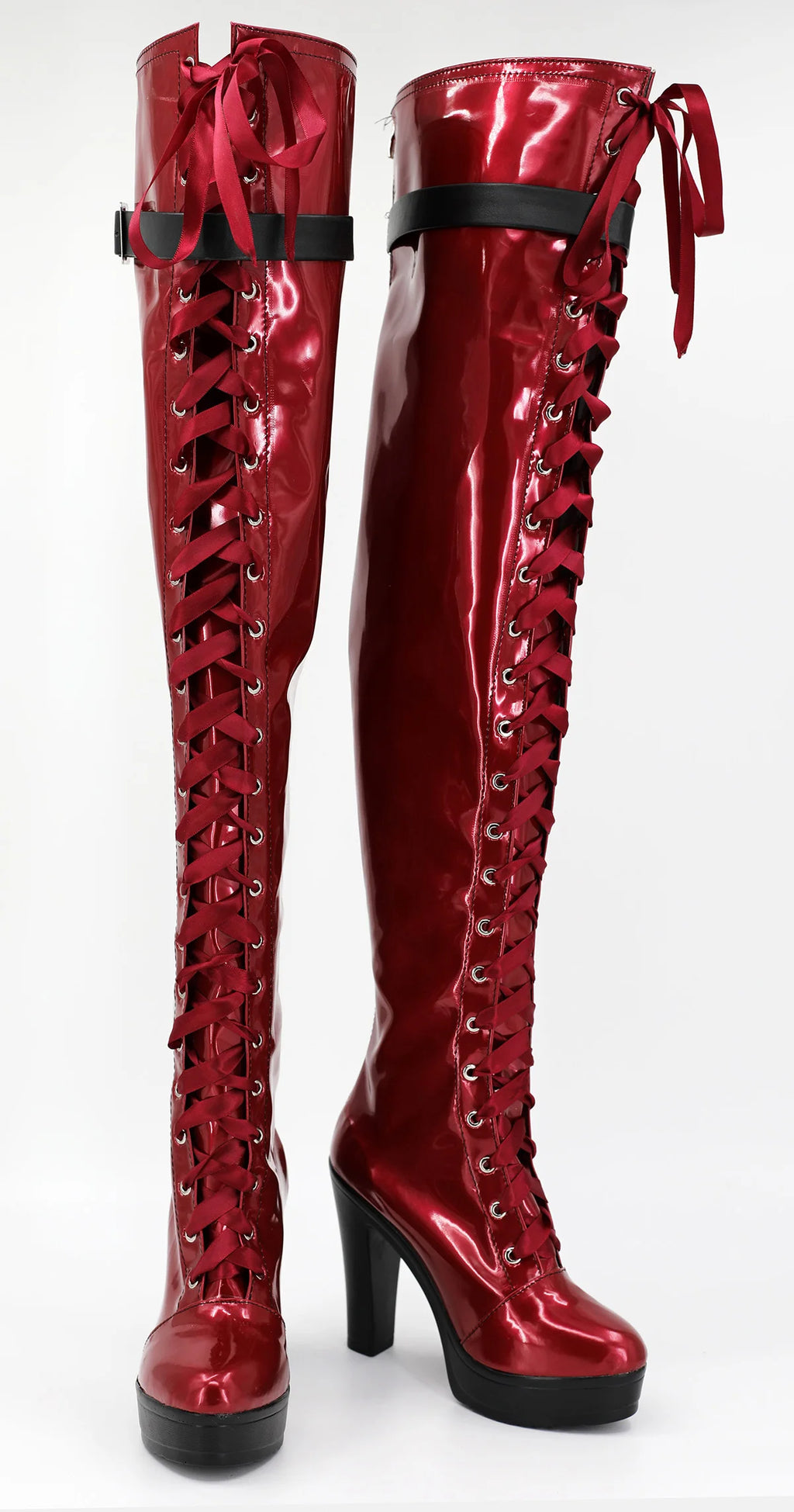 Persona5 Shikano Ichigo Cosplay Shoes Knee High Boots Custom Made