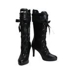 Honkai Star Rail Saber Cosplay Shoes High Heel Custom Made Black Boots