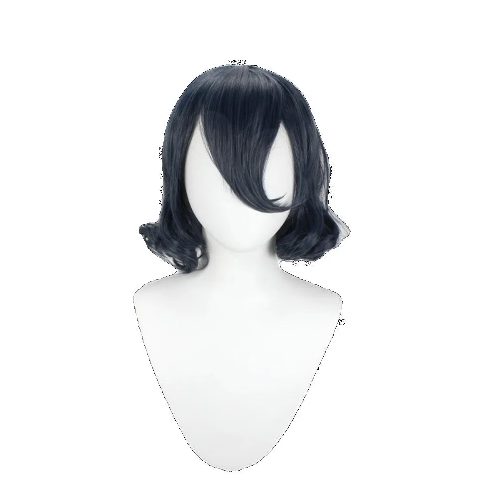 Black Clover Secre Swallowtail Cosplay Wig Blue Grey Wavy Hair