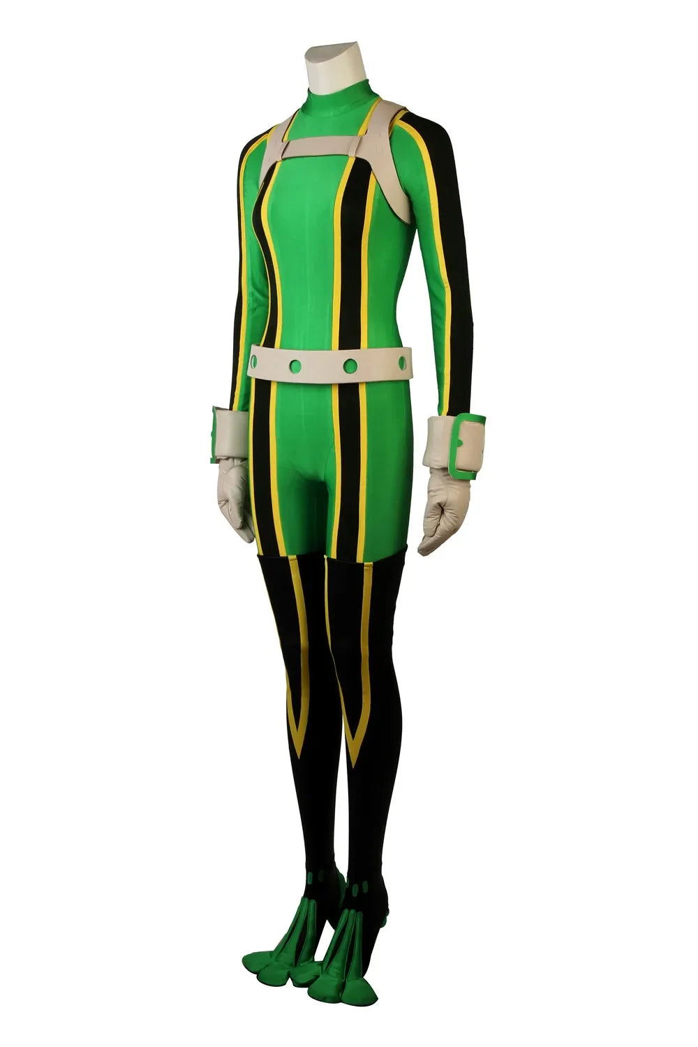 My Hero Academia Tsuyu Asui Hero Cosplay Costume Bodysuit Full Set