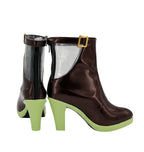 Arknights Kal'tsit Cosplay Boots High Heel Brown Shoes