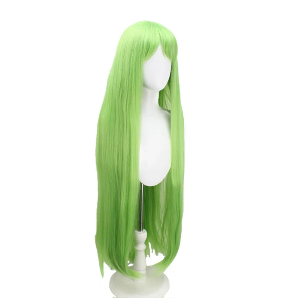 Code Geass C.C. x Fate Enkidu Cosplay Wig Green Long Hair