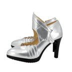 Bottes à talons argentés Bolzano pour cosplay Azur Lane RN, fabriquées sur mesure, toutes tailles