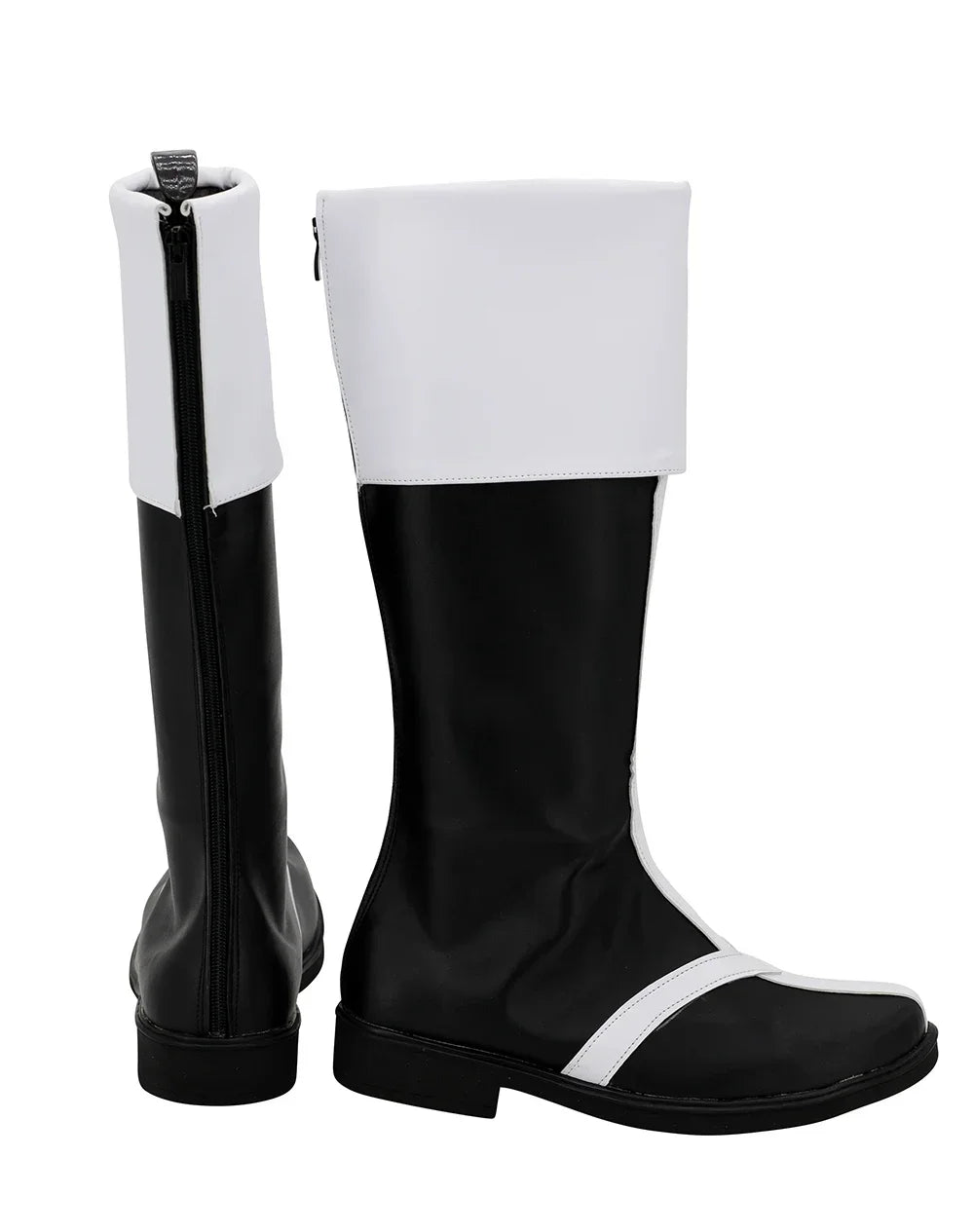 Bottes de cosplay d'Ulquiorra Cifer de Bleach, chaussures noires personnalisées