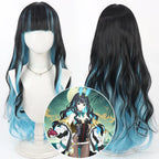 FGO Tlaloc Cosplay Wig Two Tone Synthetic Hair