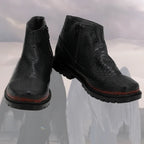 Good Omens Demon Crowley Cosplay Boots PU Leather Shoes
