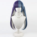 Persona5 The Phantom X Kano Ichigo Cosplay Wig Two Tone Stitched Style Synthetic Hair