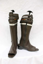 Final Fantasy XIII Oerba Yun Fang Cosplay Boots Brown Shoes