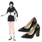 Ensemble complet de cosplay de Nemu Kurotsuchi (Bleach TYBW) : kimono de la Guerre Sanglante de Mille Ans, perruque, chaussures et brassard de vice-capitaine. 