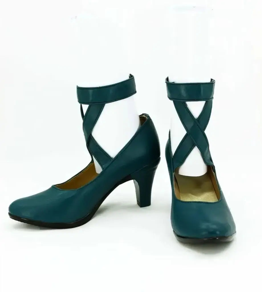 Sailor Moon Neptune Cosplay Boots Michiru Kaioh Shoes Custom Made