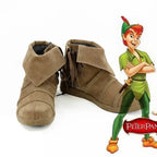 Custom Peter Pan Cosplay Boots Fantasy Adventure Shoes | MiDicosplay