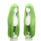 Code Geass C.C. x Fate Enkidu Cosplay Wig Green Long Hair