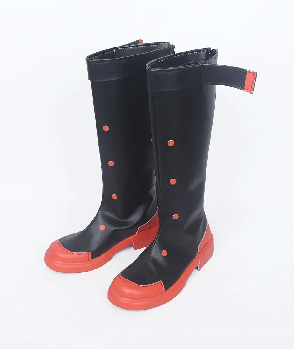 Custom My Hero Academia Bakugou Katsuki Cosplay Shoes Combat Boots | MiDicosplay