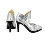 Bottes à talons argentés Bolzano pour cosplay Azur Lane RN, fabriquées sur mesure, toutes tailles