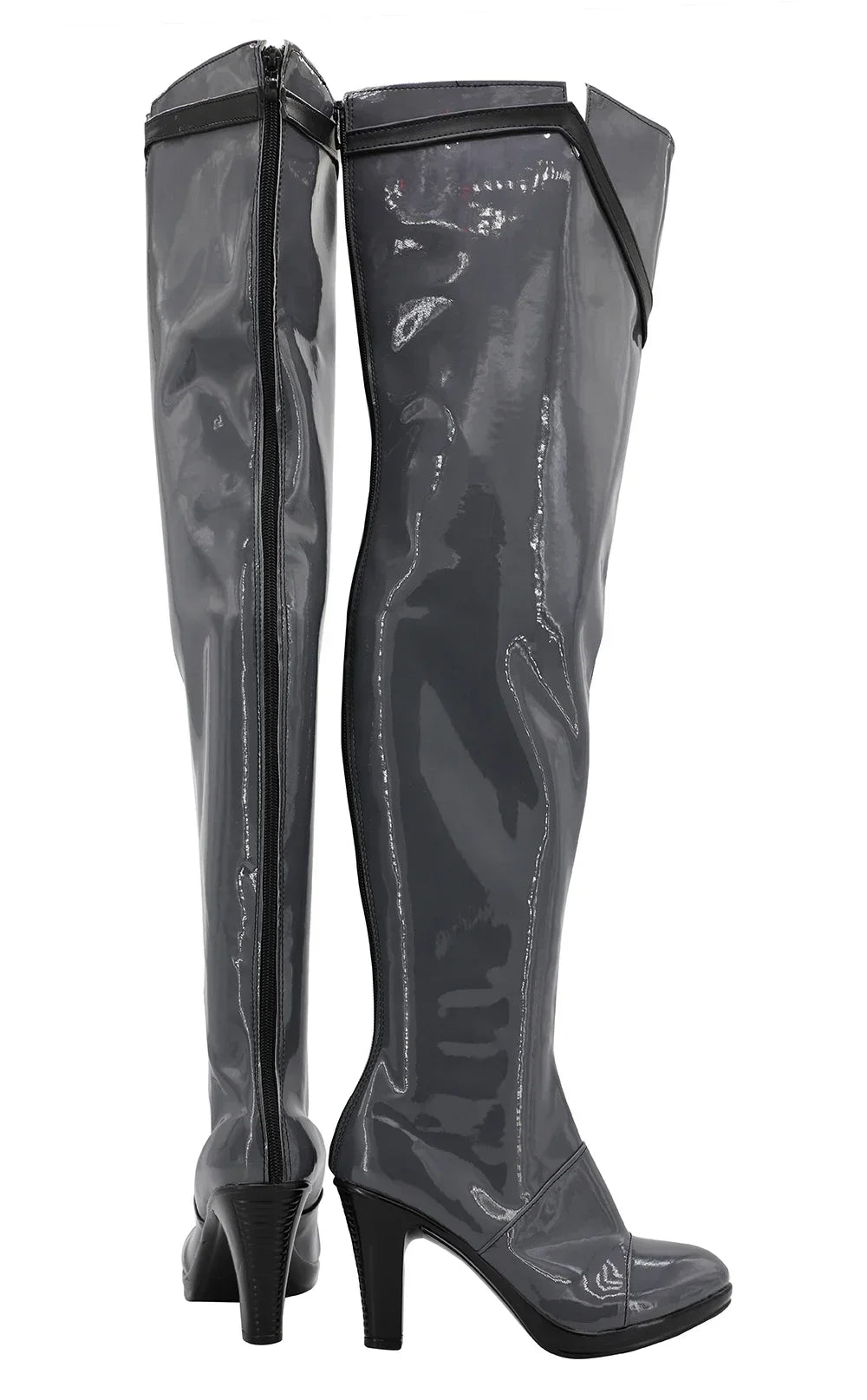 Arknights Frostnova Cosplay Boots Over Knee Shoes