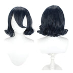 Black Clover Secre Swallowtail Cosplay Wig Blue Grey Wavy Hair