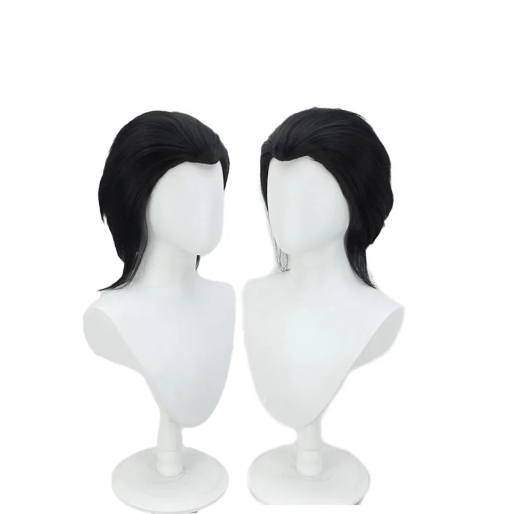 Jujutsu Kaisen Hajime Kashimo Cosplay perruque noir violet cheveux dorés 