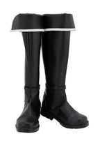Arknights Ansel Cosplay Boots Black Shoes