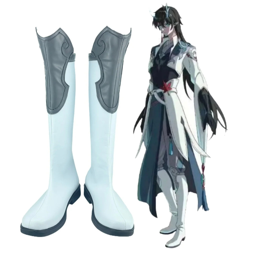 Chaussures de cosplay Honkai Star Rail Dan Heng Imbibitor Lunae, bottines personnalisées 