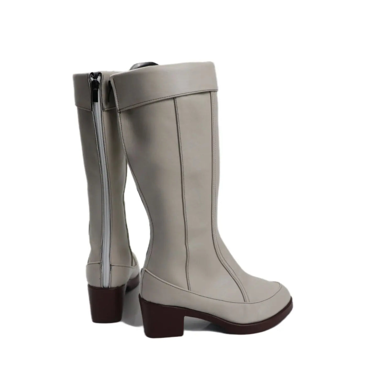 Fate Grand Order FGO Caster Artoria Cosplay Shoes Grey Boots Custom Made