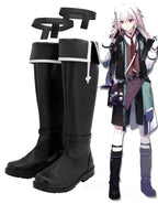 Arknights Ansel Cosplay Boots Black Shoes