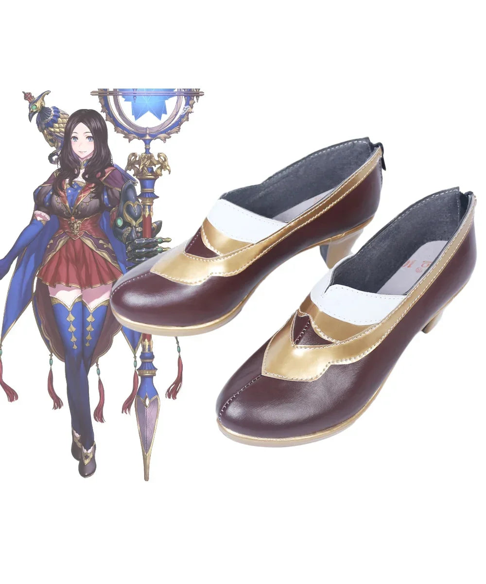 Fate Grand Order Leonardo da Vinci Cosplay Shoes Custom Made Boots