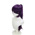 Perruque de Cosplay Yoruichi Shihoin à l'eau de Javel, cheveux violets pour ensemble de costumes 