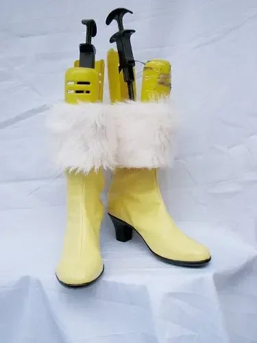 FF13 Oerba Dia Vanille Cosplay Boots High Heel Shoes
